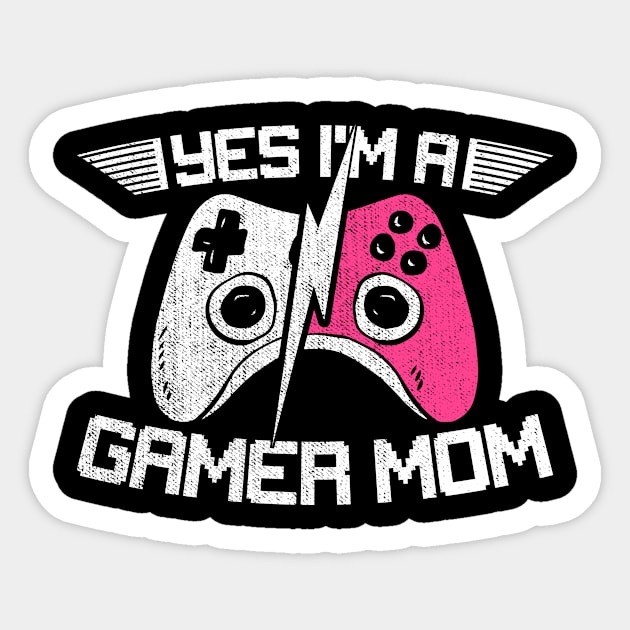 Yes I'm A Gamer Mom Gifts Sticker by Alex21